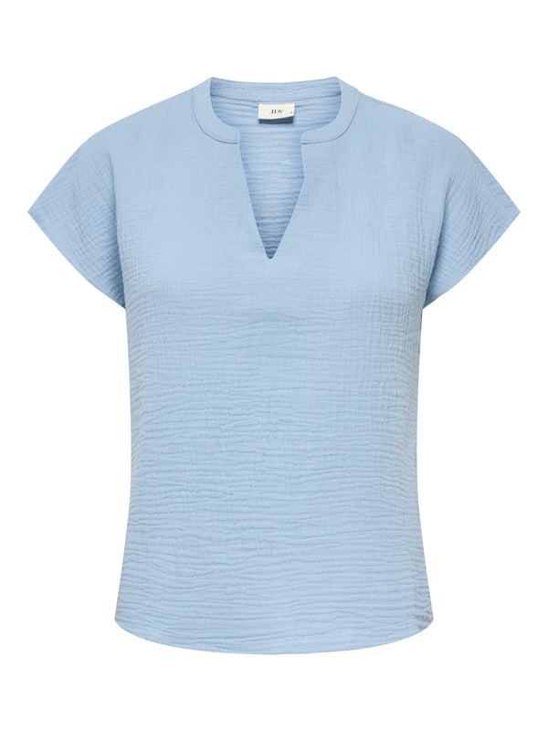 JDYTHEIS LIFE S/S TOP WVN DIA