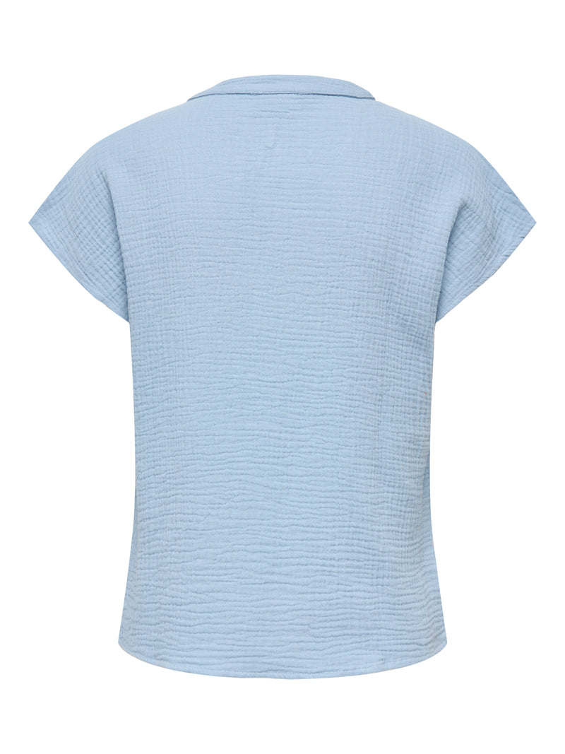 JDYTHEIS LIFE S/S TOP WVN DIA