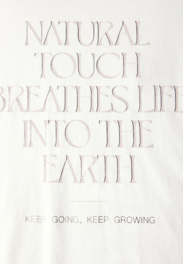 Shirt mit Wording Artwork
