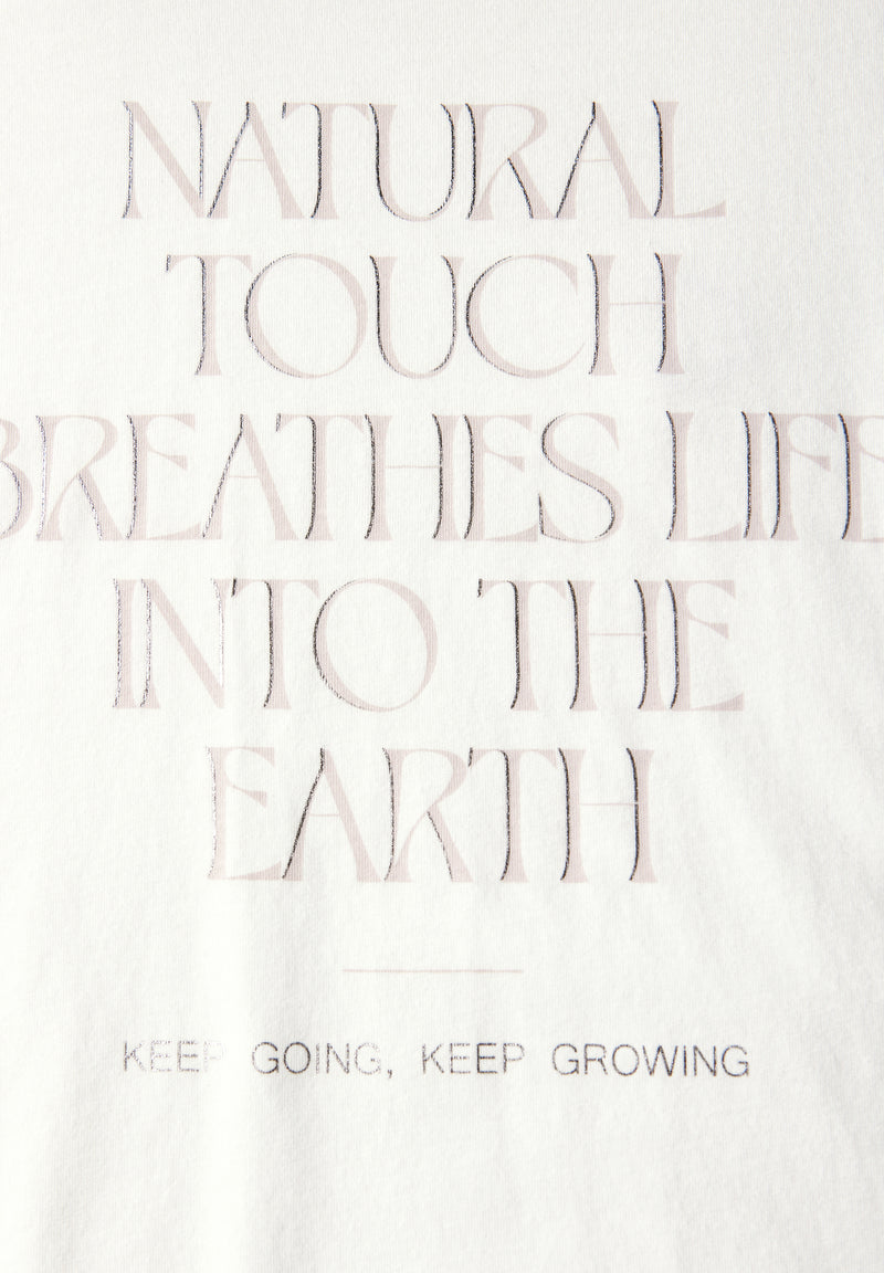 Shirt mit Wording Artwork