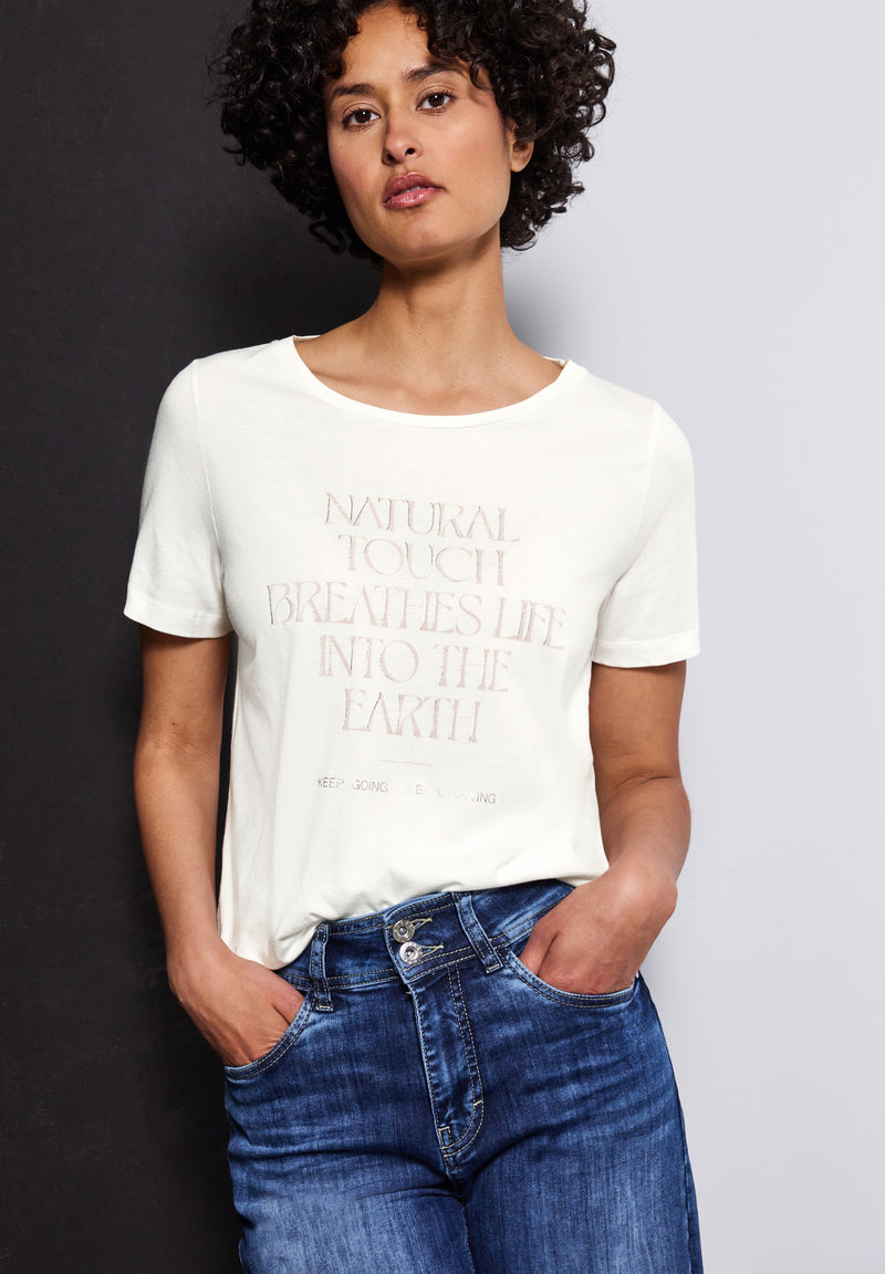 Shirt mit Wording Artwork