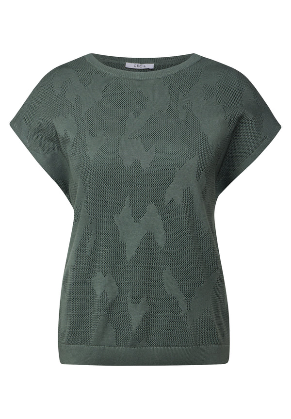 Ärmelloser Strickpullover