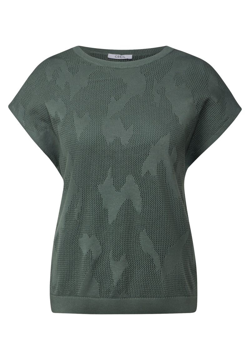 Ärmelloser Strickpullover