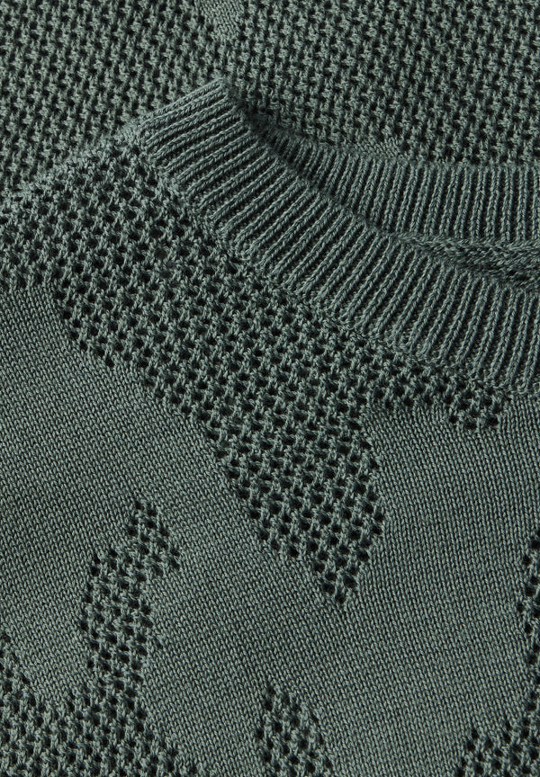 Ärmelloser Strickpullover