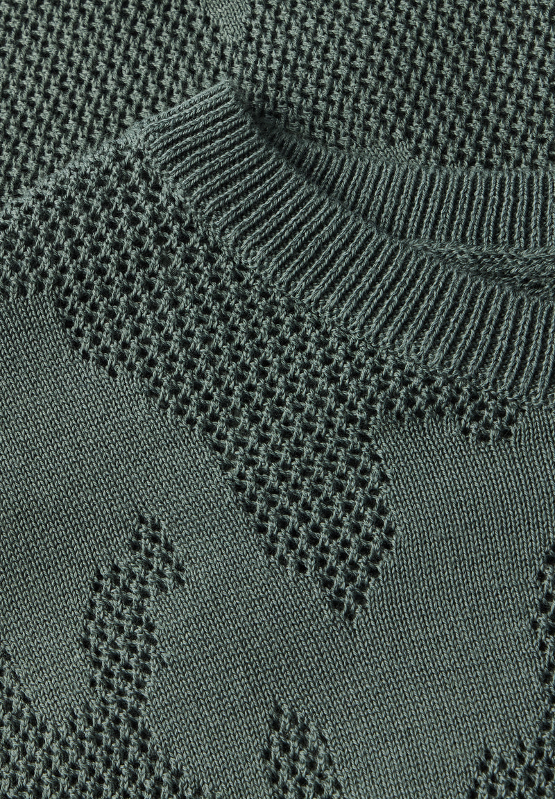 Ärmelloser Strickpullover