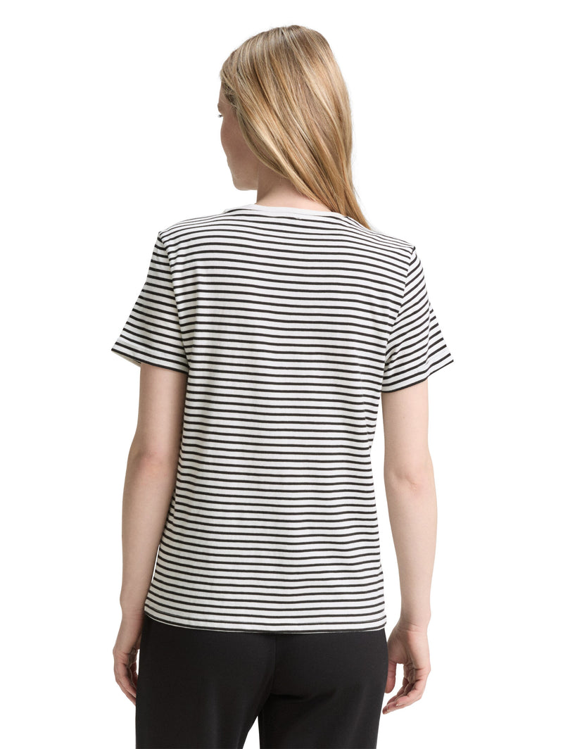 T-Shirt mit Streifenmuster