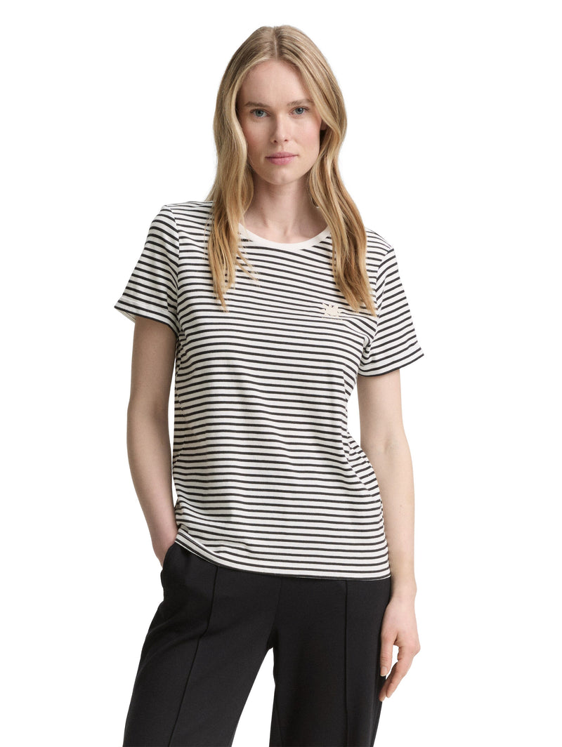 T-Shirt mit Streifenmuster