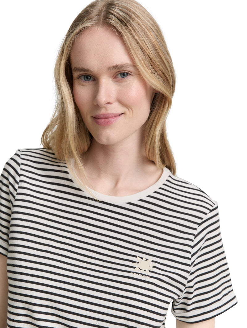 T-Shirt mit Streifenmuster