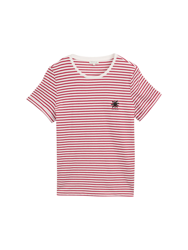 T-Shirt mit Streifenmuster