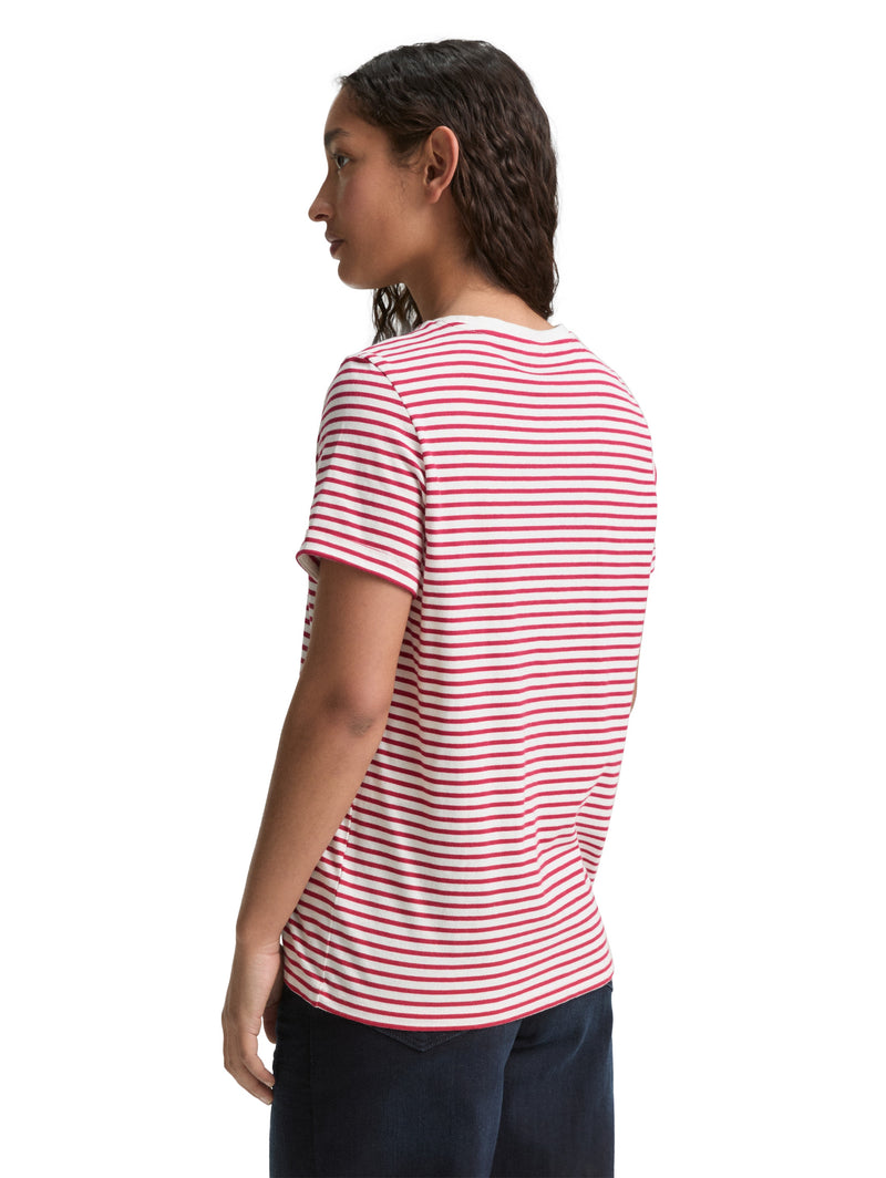 T-Shirt mit Streifenmuster