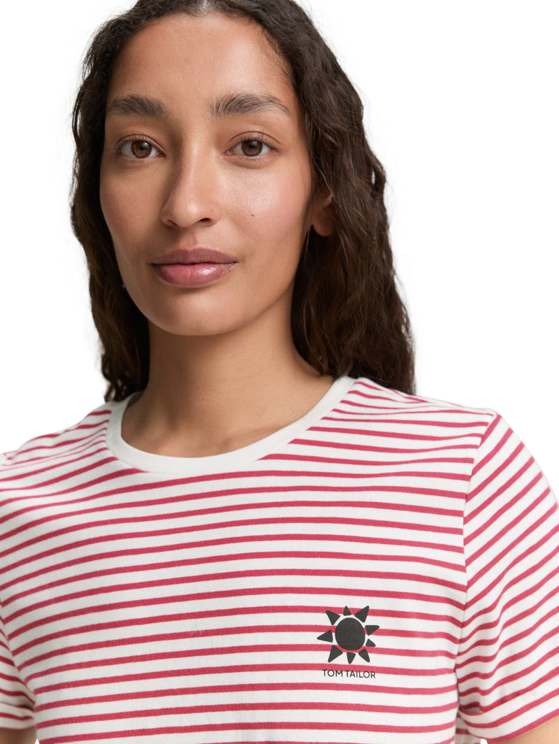 T-Shirt mit Streifenmuster