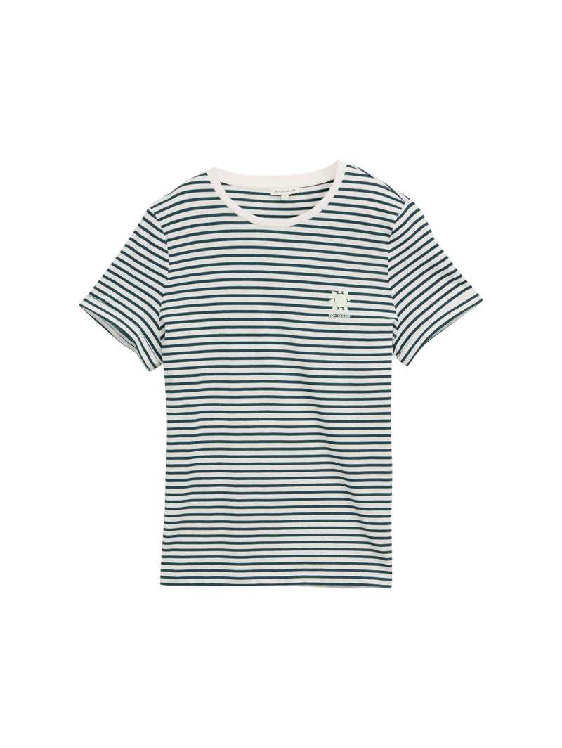 T-Shirt mit Streifenmuster