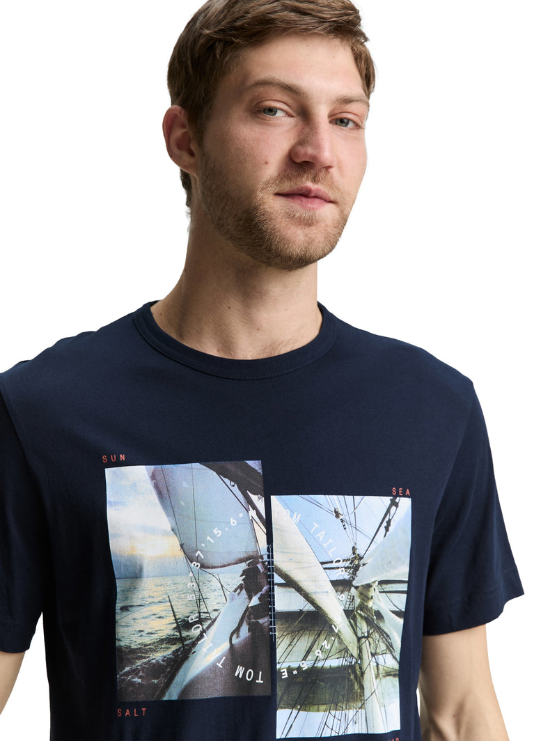 T-Shirt mit Foto-Print