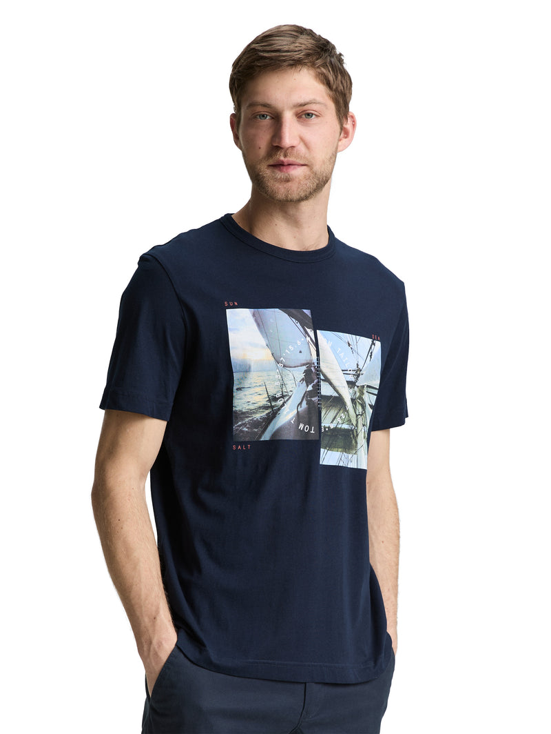 T-Shirt mit Foto-Print