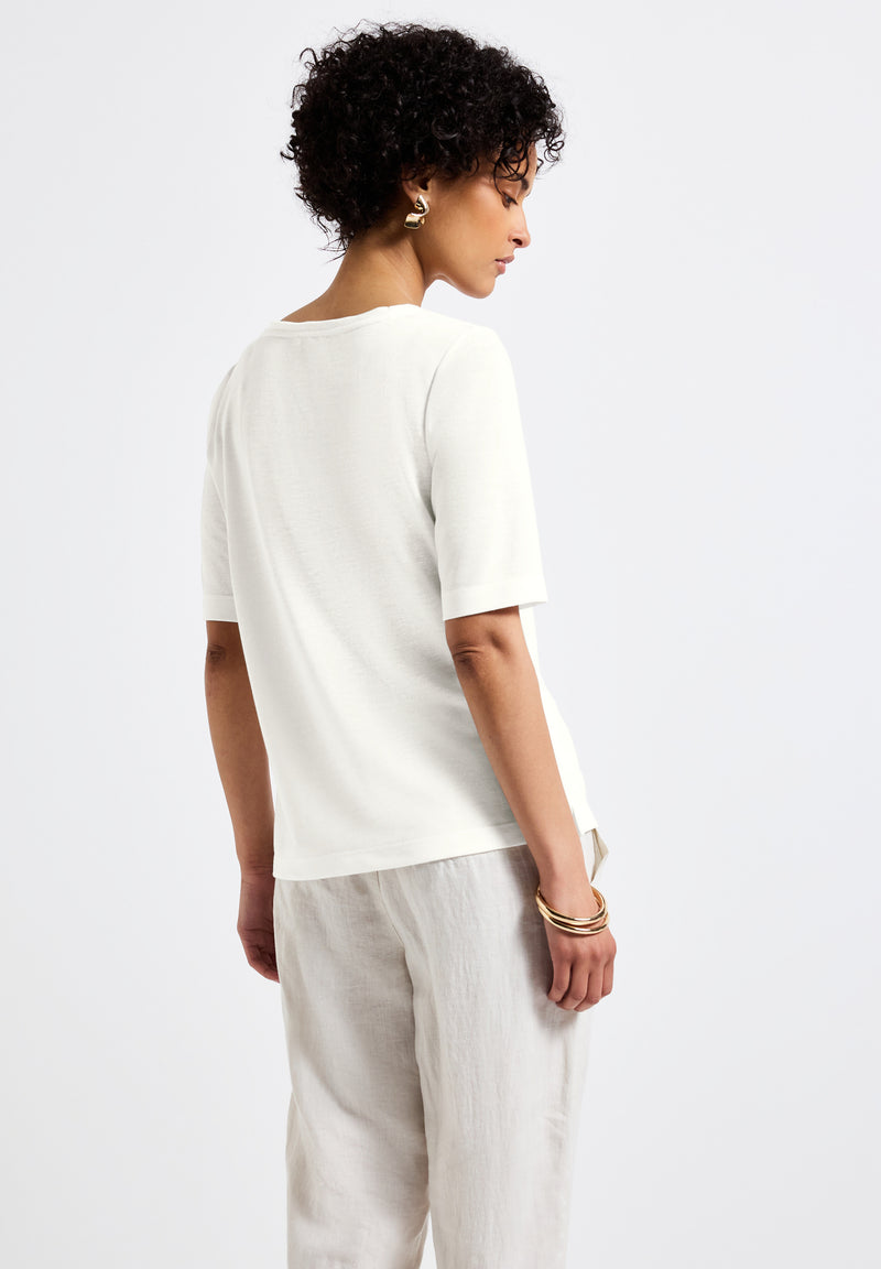 T-Shirt mit Folien-Wording
