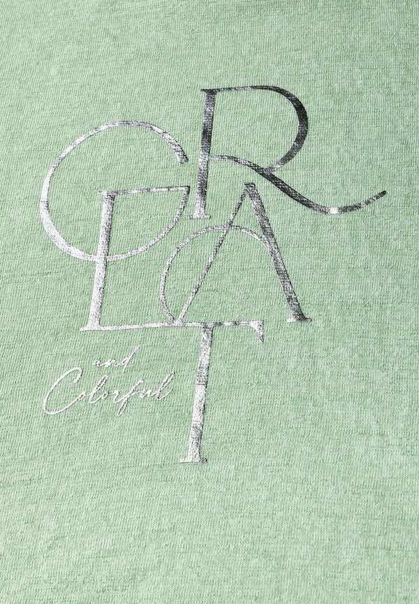 T-Shirt mit Folien-Wording