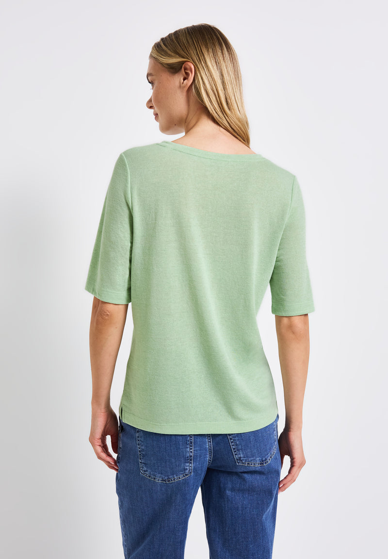 T-Shirt mit Folien-Wording