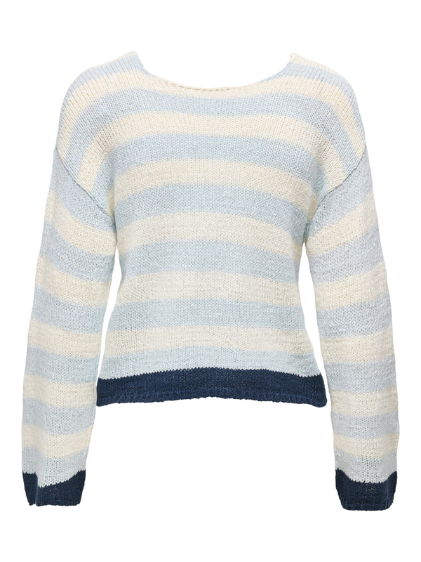 ONLGEENA 7/8 REVERSE V-NECK CC KNT