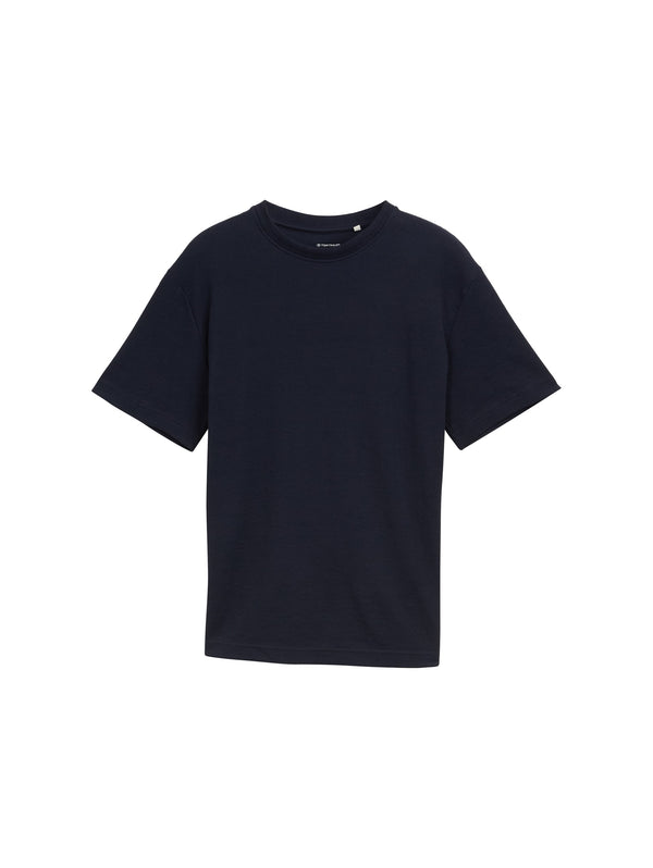 Basic T-Shirt mit Struktur