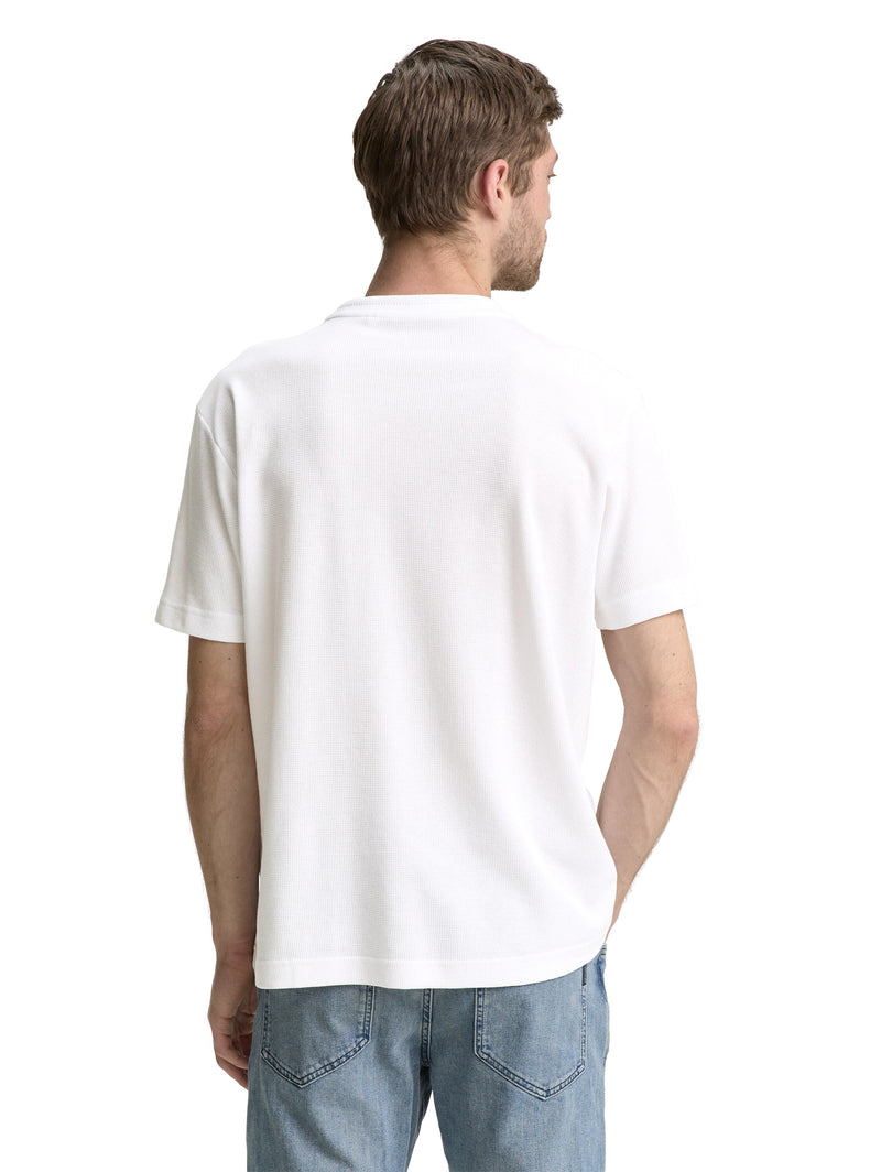 Basic T-Shirt mit Struktur