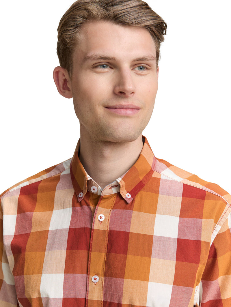 Kurzarmhemd mit Karomuster