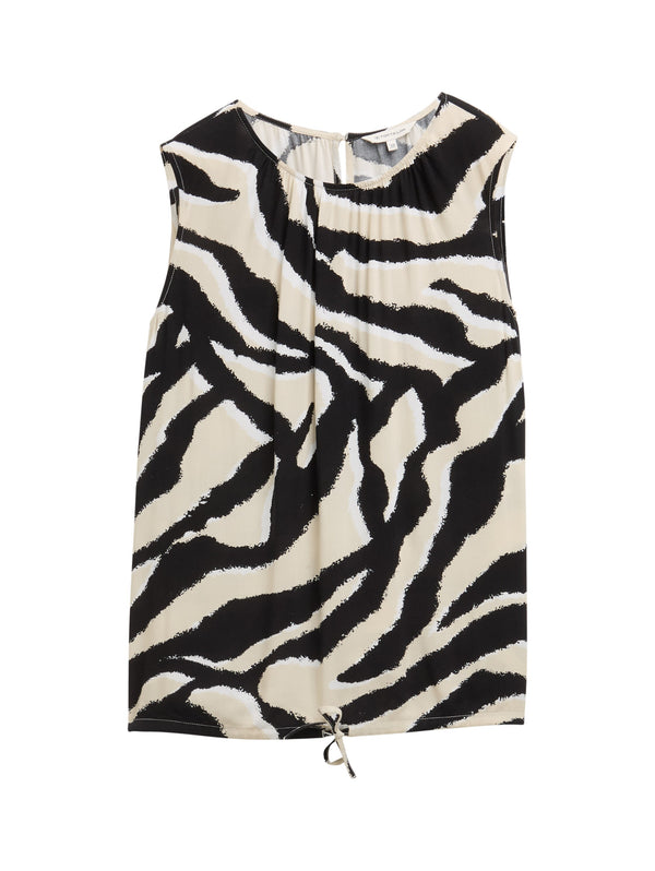 Bluse mit Kordelzug