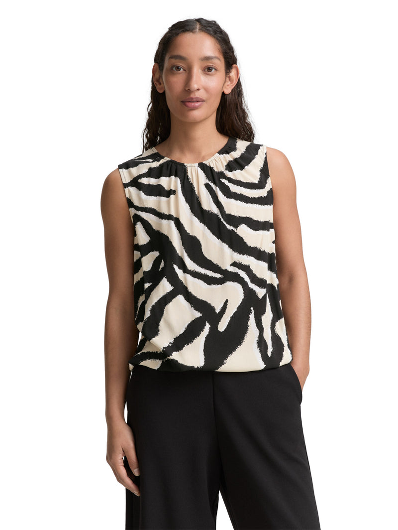Bluse mit Kordelzug