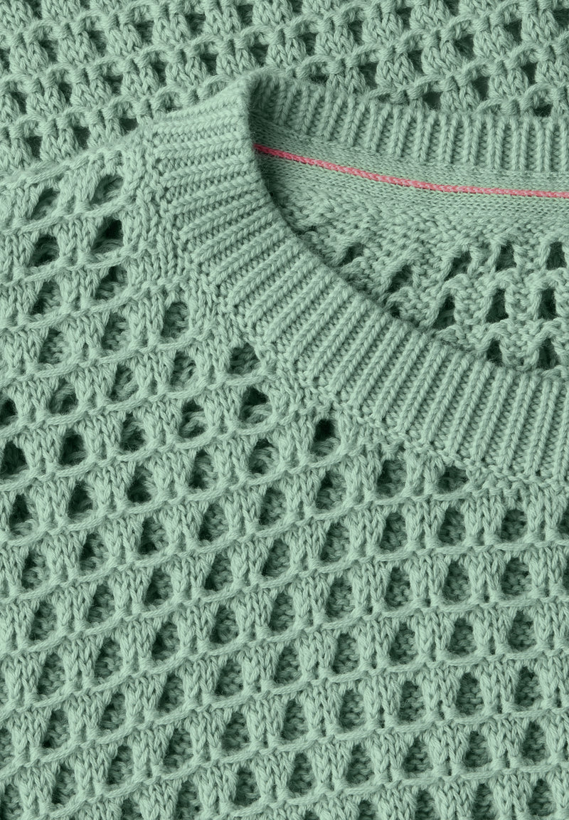 Pullover im Häkel-Optik