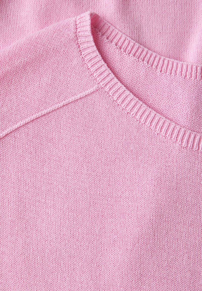 Leinen-Look Strickpullover