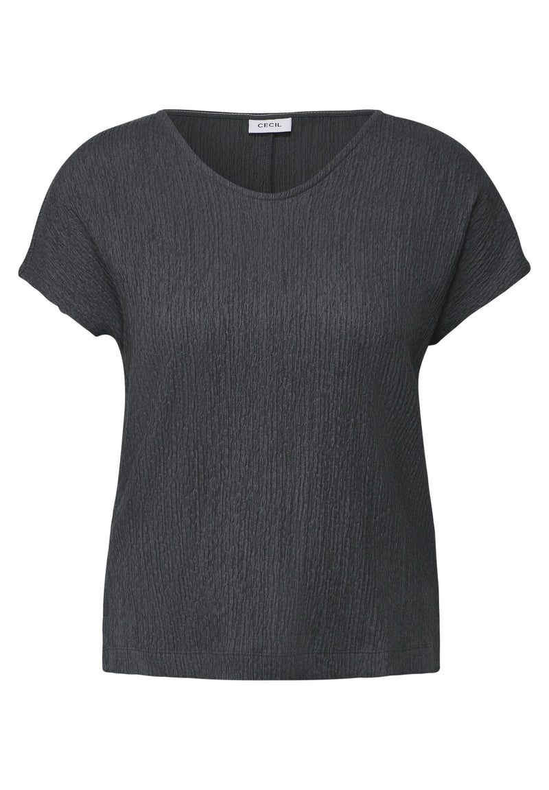 Shirt mit Smok-Struktur