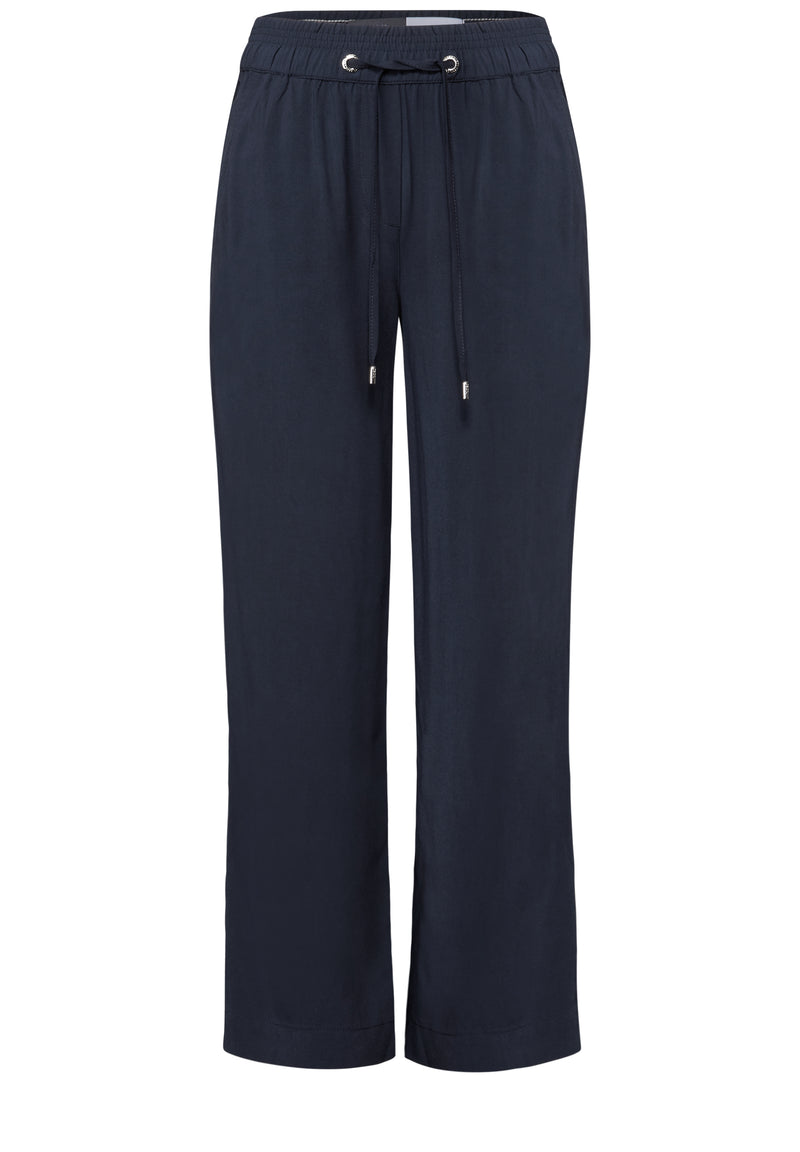 Straight Leg Viskose Hose