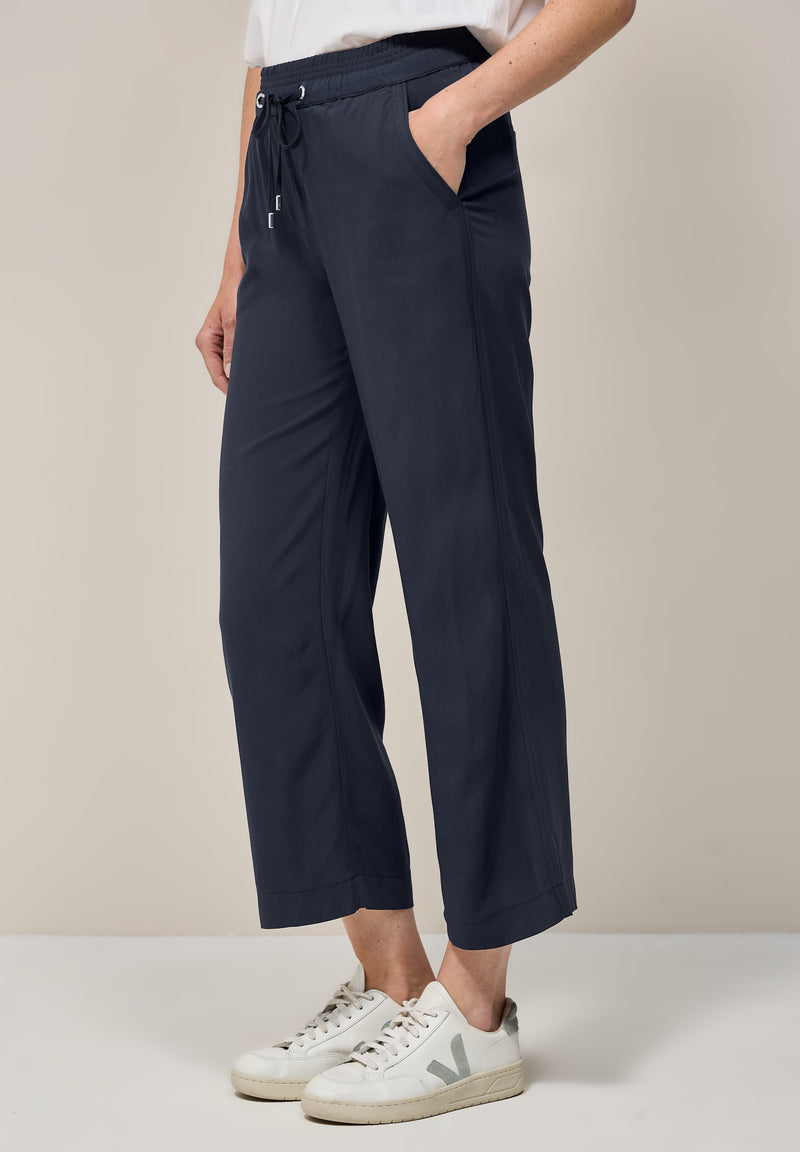 Straight Leg Viskose Hose