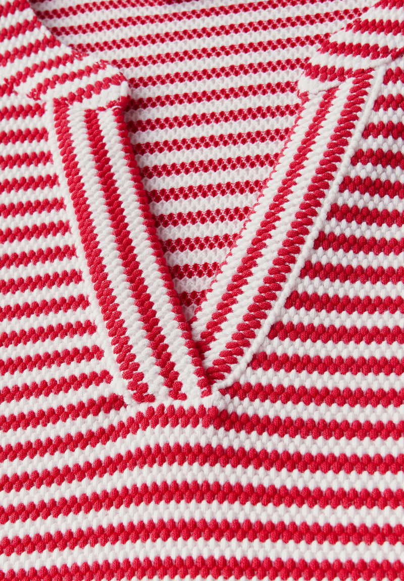 Gestreiftes Strukturshirt