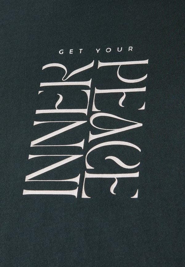 T-Shirt mit Wording Print