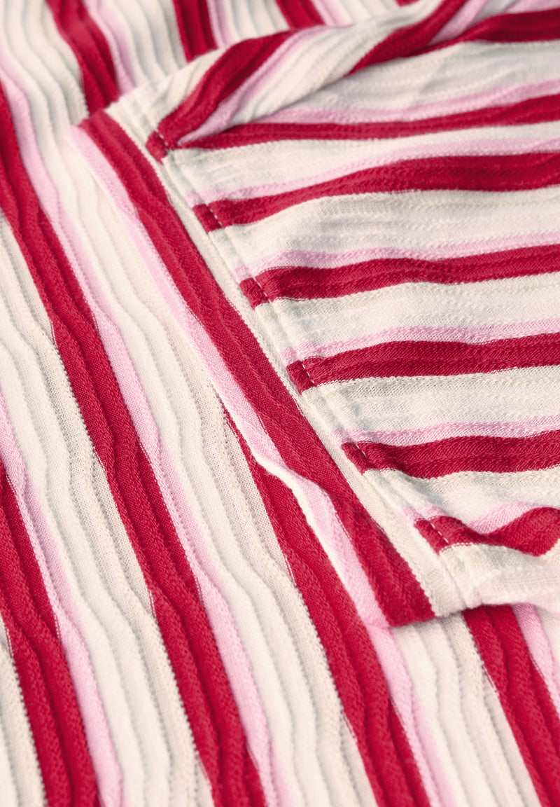 Gestreiftes Strukturshirt