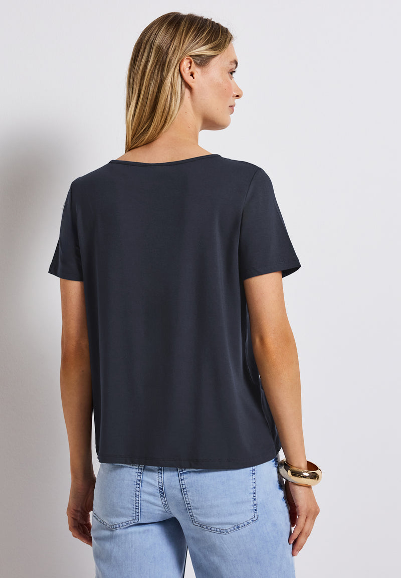 Jersey-Shirt mit Cut-Out