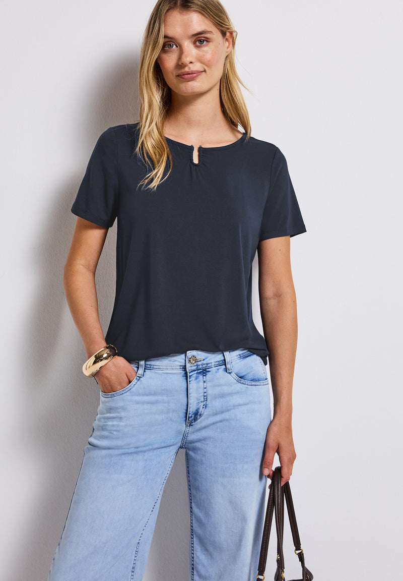 Jersey-Shirt mit Cut-Out