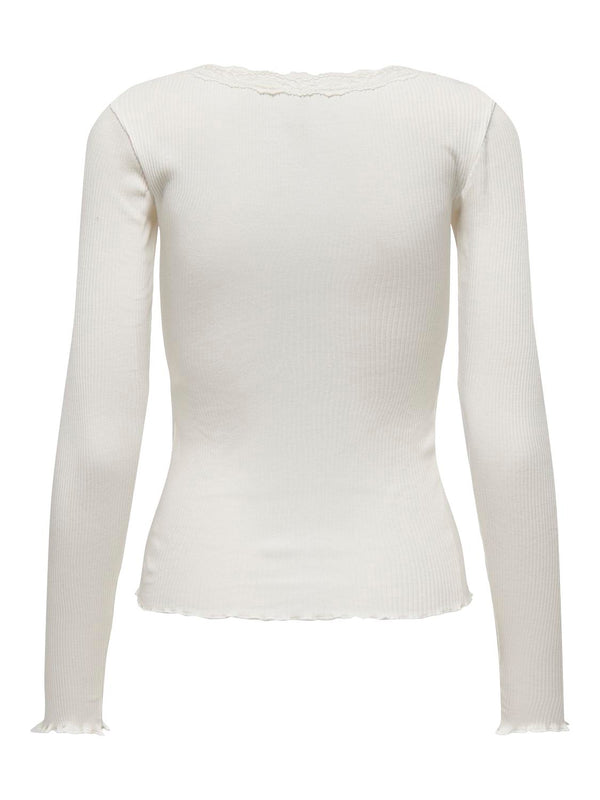 ONLXENA L/S LACE TOP JRS
