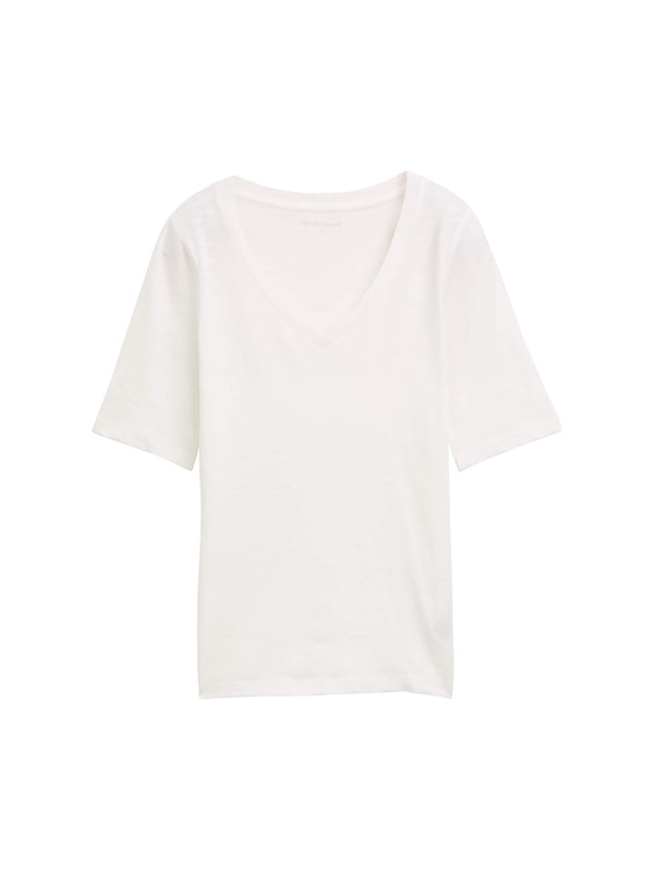 T-Shirt mit V-Ausschnitt