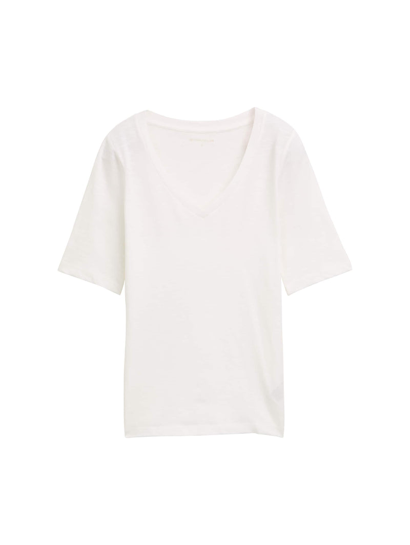 T-Shirt mit V-Ausschnitt