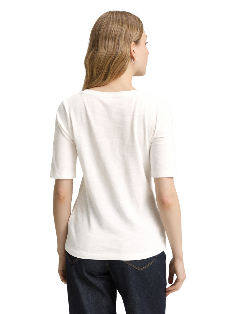 T-Shirt mit V-Ausschnitt