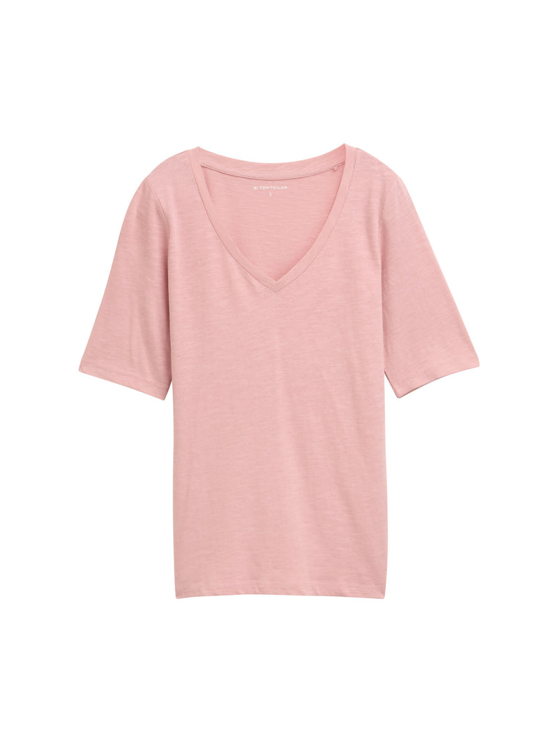 T-Shirt mit V-Ausschnitt