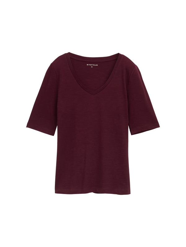 T-Shirt mit V-Ausschnitt