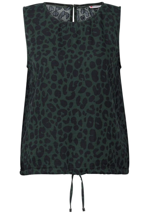 Musselin Blusentop mit Print
