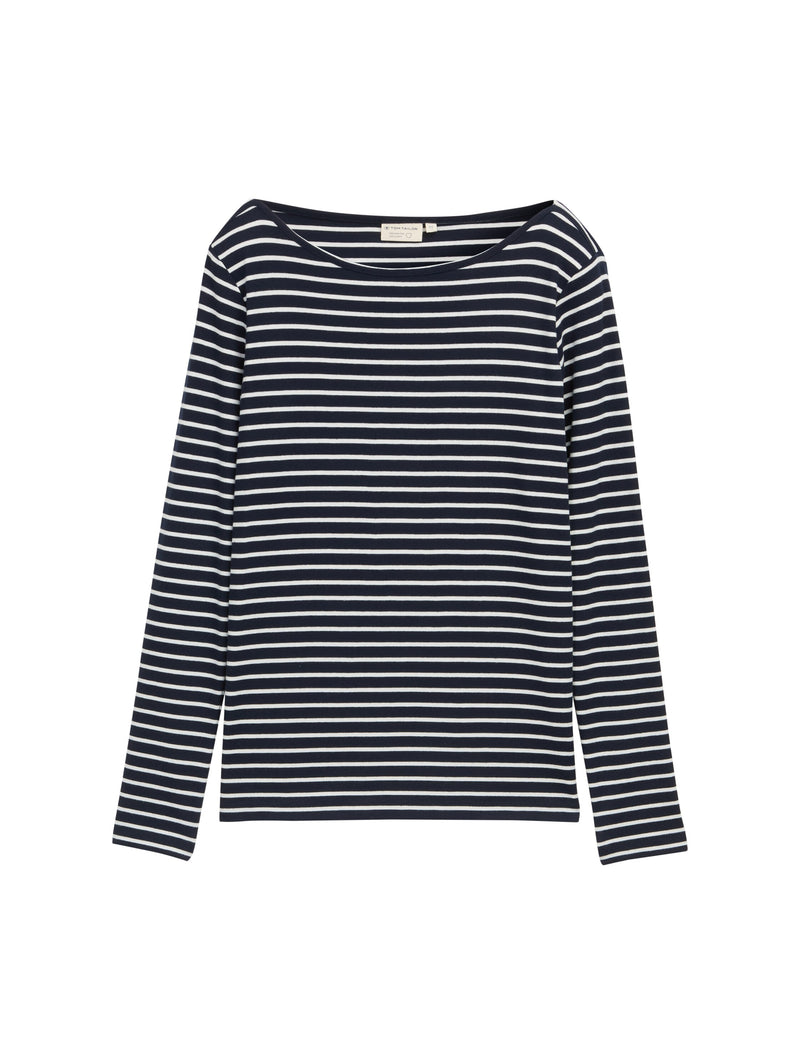 Langarmshirt mit Streifenmuster