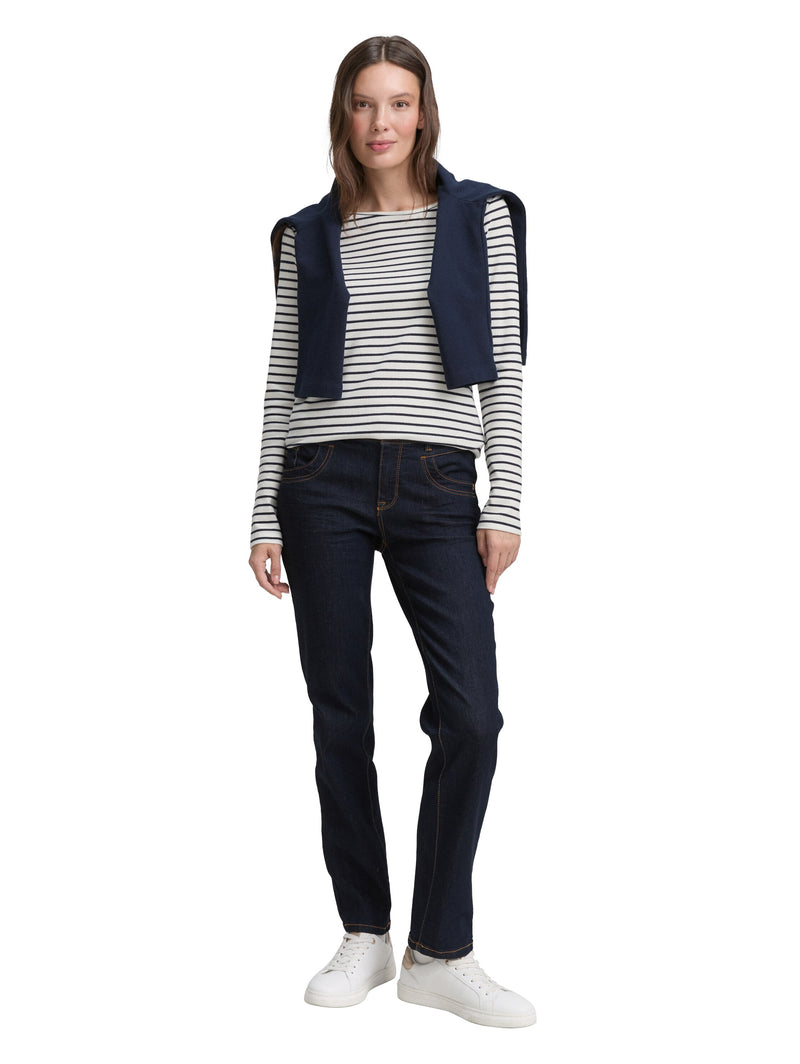 Langarmshirt mit Streifenmuster