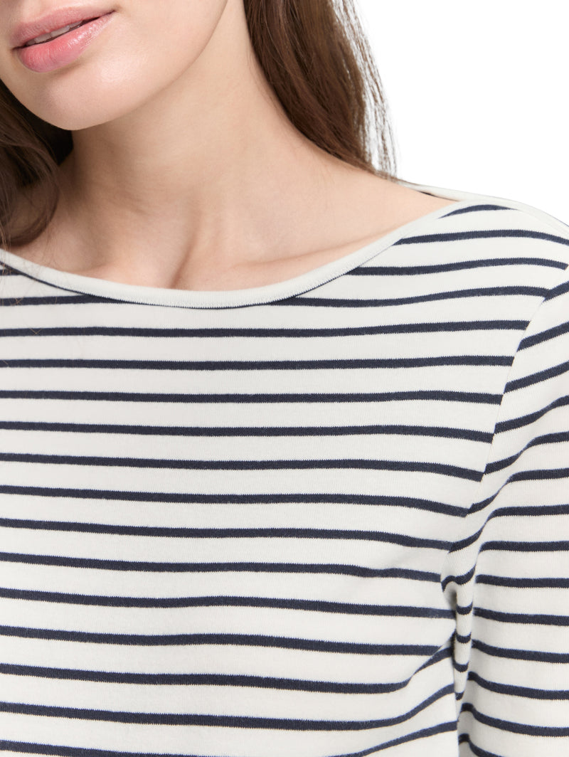 Langarmshirt mit Streifenmuster