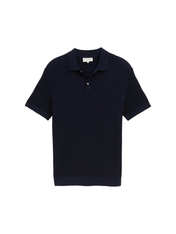 Strickpullover mit Polokragen