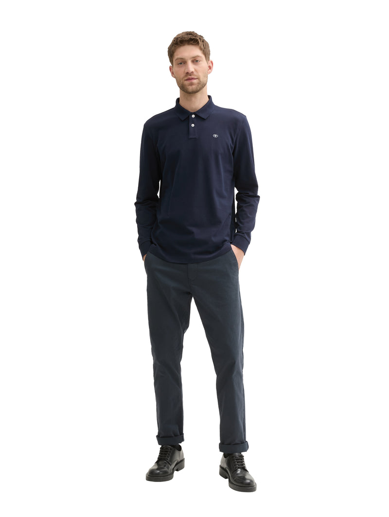 Longsleeve Piqué Poloshirt