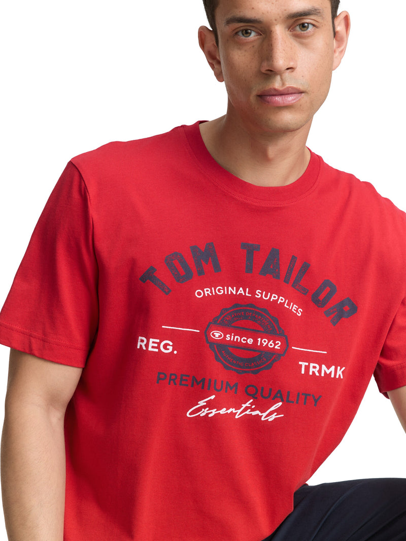 T-Shirt mit Logo-Print
